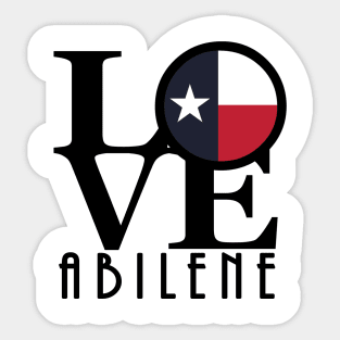 LOVE Abilene Sticker